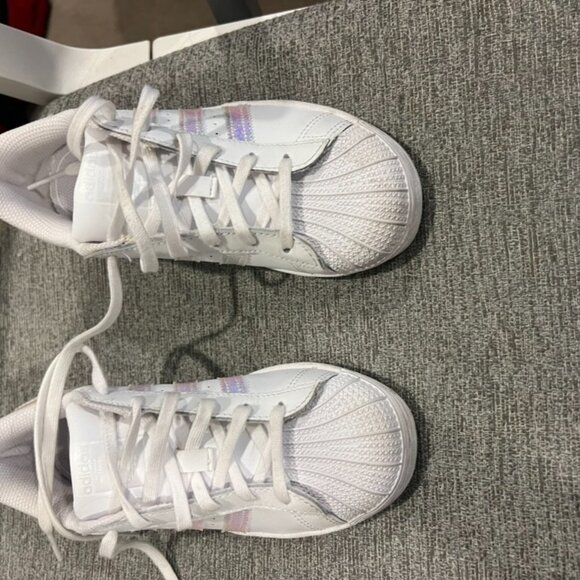 Adidas Grand Court, white, size 3 girls shoes - Picture 4 of 5